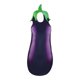 thumbnail image 1 of Disfraz de Halloween novedoso, suave y transpirable para fiestas y actuaciones. Adultos con forma de berenjena, 1 of 9
