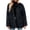 Black, variant on HOOJT Clearance! Women's Winter Faux Furs Coats Long Sleeve Lapel Button Down Pockets Fleece Jacket Casual Trendy Outerwear