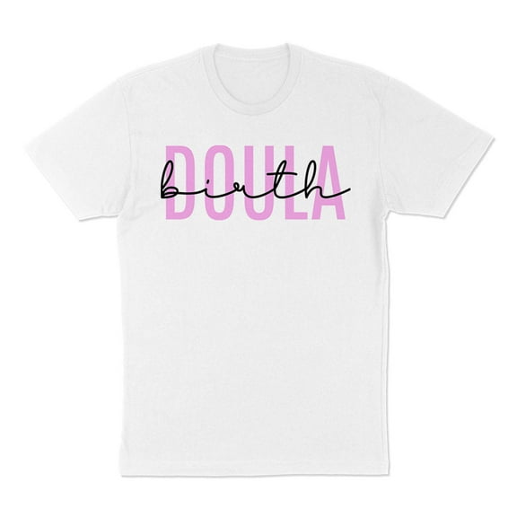 Birth Doula Shirt Unisex Large White
