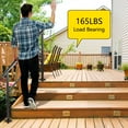 thumbnail image 5 of BENTISM Staircase and Railing Handrails with Blind Rivet Nuts Screws, Aluminum Alloy Black, 5 of 10