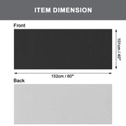 FANOTEK Auto Headliner Replacement Fabric Polyester Foam Backing for Car/Truck/SUV/RV Roof, Tube Packaging - Home Repair/DIY Headliner Material 40*60in,Black
