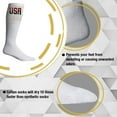 thumbnail image 4 of 36 Pairs Of Yacht & Smith 30 Inch Wholesale Men's Long Tube Socks, Cotton Sport Tube Socks Size 10-13 (White USA), 4 of 7