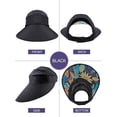 thumbnail image 6 of Women Sun Visor Hats UV Protection Caps Summer Wide Brim Beach Ha, 6 of 7