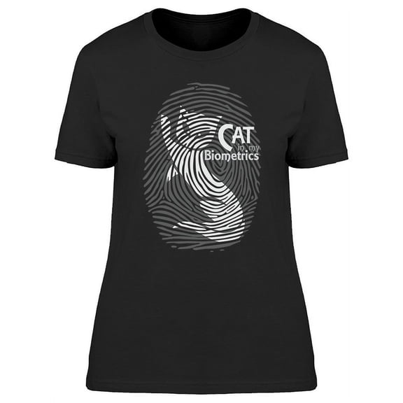 Cat In My Biometrics T-Shirt Women -Image by Shutterstock, Female XX-Large