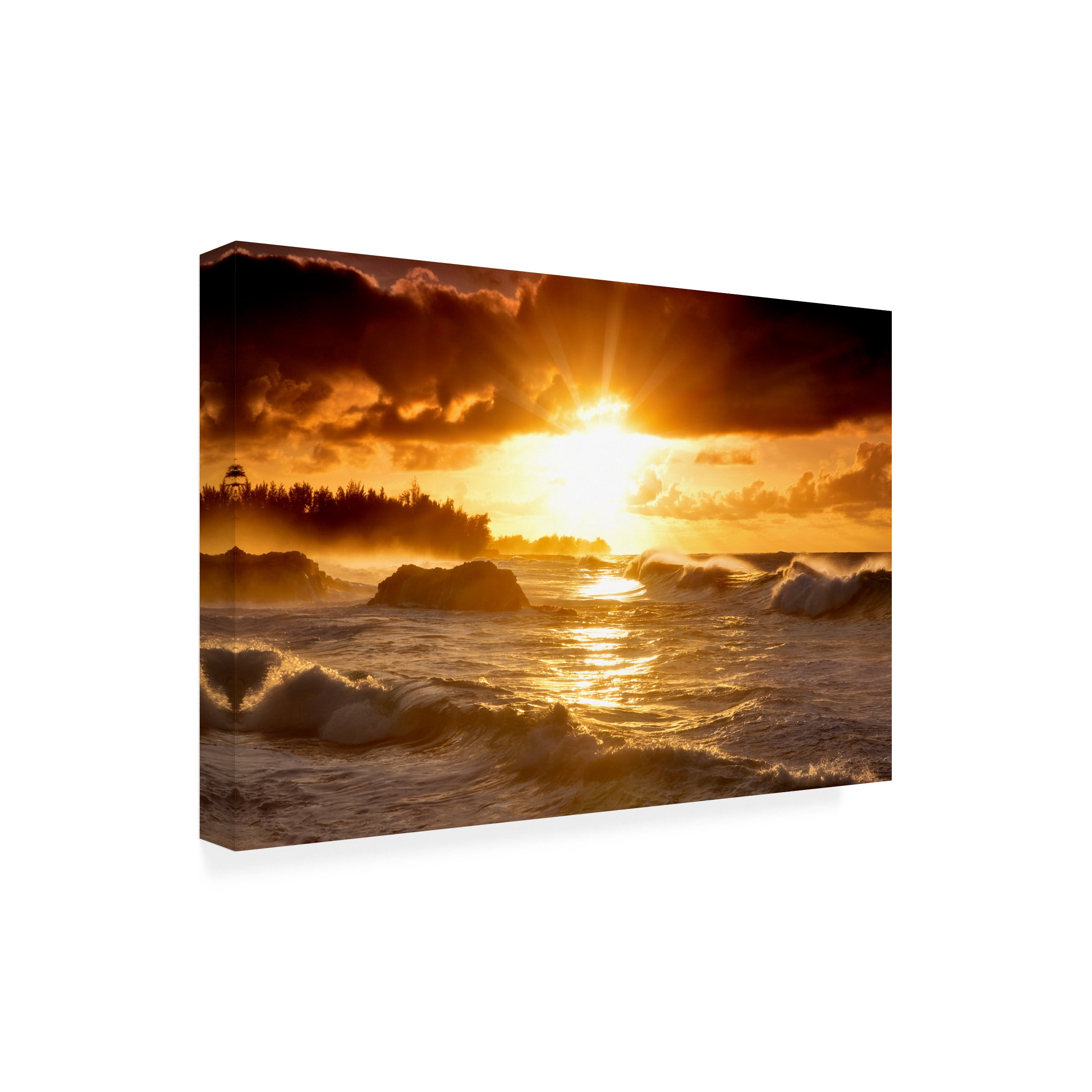 Dennis Frates 'Sunset 6' Canvas Art