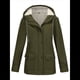 thumbnail image 1 of Chaqueta Impermeable para Mujer, Cortavientos con Capucha, Ideal para Senderismo, Viajes y Actividades Al Aire Libre. Verde S, 1 of 9
