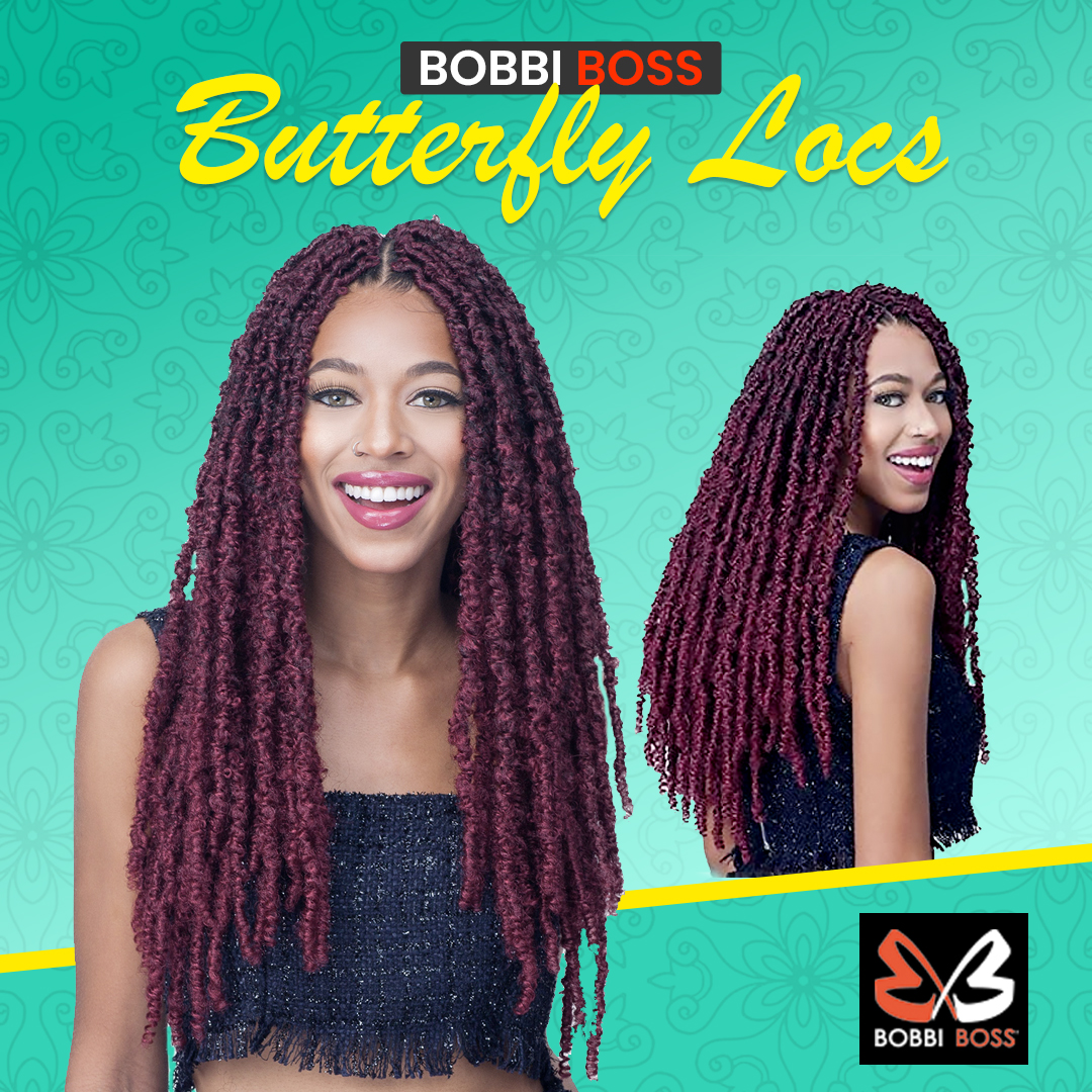 Bobbi Boss Nu Locs 2x Butterfly Locs Plus 18” ( T1B/30/33 Off Black / Auburn / Dark Auburn ) 3 Pack - image 5 of 5