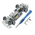 thumbnail image 1 of Tholdsy 1/28 RC Car Metal Upgrade marco modificado conjunto de montaje de vehículo accesorios reemplazo para WLtoys 284131 K969 K979 K989 K999 Kits de construcción modelo tipo 5, 1 of 6