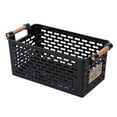 thumbnail image 1 of Flmtop Plastic Storage Bins Multi-Purpose Storage Basket Flexible Storage Organizer Bins Baskets with Double Handle for Organizing Storage Baskets, 1 of 1