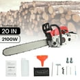 thumbnail image 2 of 1 Ensemble de Tronçonne à Gaz Haute Puissance Multifonction 58 Centimètre Cube Tronçonneuse en Bois Résistante à la Rouille pour la Coupe du Bois, 2 of 8