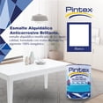 thumbnail image 2 of PINTEX | DK-1000 SR Esmalte Alquidálico de Secado Rápido 1 L | Brillante y Anticorrosivo | Alta Cobertura y Adherencia | Ideal para Proyectos Domésticos, Decorativos y de Mantenimiento (BLANCO), 2 of 5