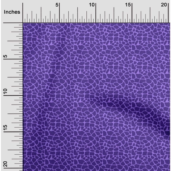 oneOone Cotton Poplin Twill Purplish Blue Fabric Giraffe Animal Skin Sewing Craft Projects Fabric Prints By Yard 56 Inch Wide