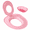 Pink, variant on Cat Toilet Seat Training Kit,Reusable Plastic Trainer for Pet Cleaning,Removable Pet Toilet Training System,Portable Trainer for Home Pet Shop Pet Care,Easy Installation,Stable and Durable (Grey)