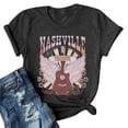 thumbnail image 2 of FASHOFT Rock Band T Shirts for Women Country Music Shirt Tops Music City Tshirt Vintage Guitar Graphic Tees Black XL, 2 of 4