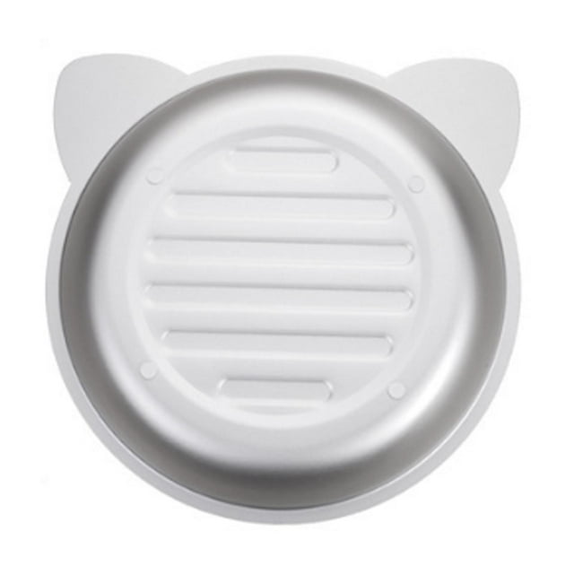 Lit de Chat en Aluminium - Lit de Refroidissement Confortable pour Animaux de Compagnie avec un Design d'Oreille de Chat Rond Mignon, un Refroidissement Physique pour les Fournitures pour Animaux de Compagnie