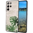 thumbnail image 1 of Compatible with Samsung Galaxy S21 Ultra Phone Case, Tropical-Leaves-2 Case Men Women, Flexible Silicone Shockproof Case for Samsung Galaxy S21 Ultra, 1 of 1