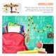 thumbnail image 5 of FELTECHELECTR Guirnalda de cuentas de madera con borlas para el regreso a clases, decoración rústica para colgar cuentas de madera, 5 of 7