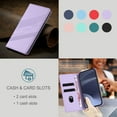 thumbnail image 2 of Allytechgroup Wallet Flip Case for Moto G Stylus 5G (2025) with Credit Card Slot, RFID Blocking PU Leather Slim Phone Case Shockproof Full Body Protection for Moto G Stylus 5G (2025), Purple, 2 of 9