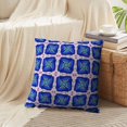 thumbnail image 4 of LALILO Throw Pillow Covers Kaleidoscope Ethnic With Blue Navy Cushion Cover 18" x 18", 3813 Pack, 4 of 6