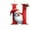 H, variant on Moocorvic Christmas Initial Letters A Ornaments, Personalized Santa Claus Christmas Tree Decorations Pendant Gifts