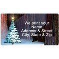 thumbnail image 1 of Stonehouse Collection | Snowy Christmas Tree Return Address Labels | Redwood Forest Return Address Label | Christmas Tree Stickers (Redwood Forest), 1 of 4
