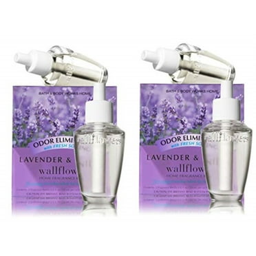 Bath & Body Works Wallflower Bulb Refills - Lavender & Vanilla - TWO Boxes, FOUR bulbs!