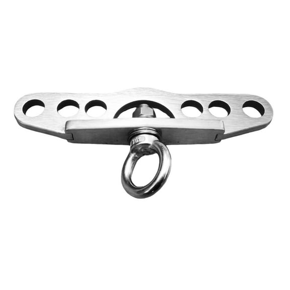 Pulley Adapter Plate Cable Machine Attachment Gym Connector Heavy Duty Stainless Steel for LAT Pulldown Workouts