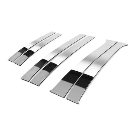 Putco 09-14 Maxima (4 Door) - 6pcs / Set Stainless Steel Pillar Posts Classic - 402660 Fits select: 2009-2014 NISSAN MAXIMA