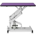 thumbnail image 3 of 43'' Dog Grooming Table - Heavy Duty, Height Adjustable Pet Grooming Table W/Leveling Wheels, Dog Grooming Arm, Anti Slip Tabletop & Tool Organizer/Dog Grooming Station, 3 of 7