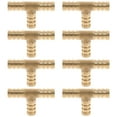 thumbnail image 4 of ULTNICE Water Hose Connector Tubing Pipe Couplings Yellow PEX 8Pcs 1/2 Inch, 4 of 8