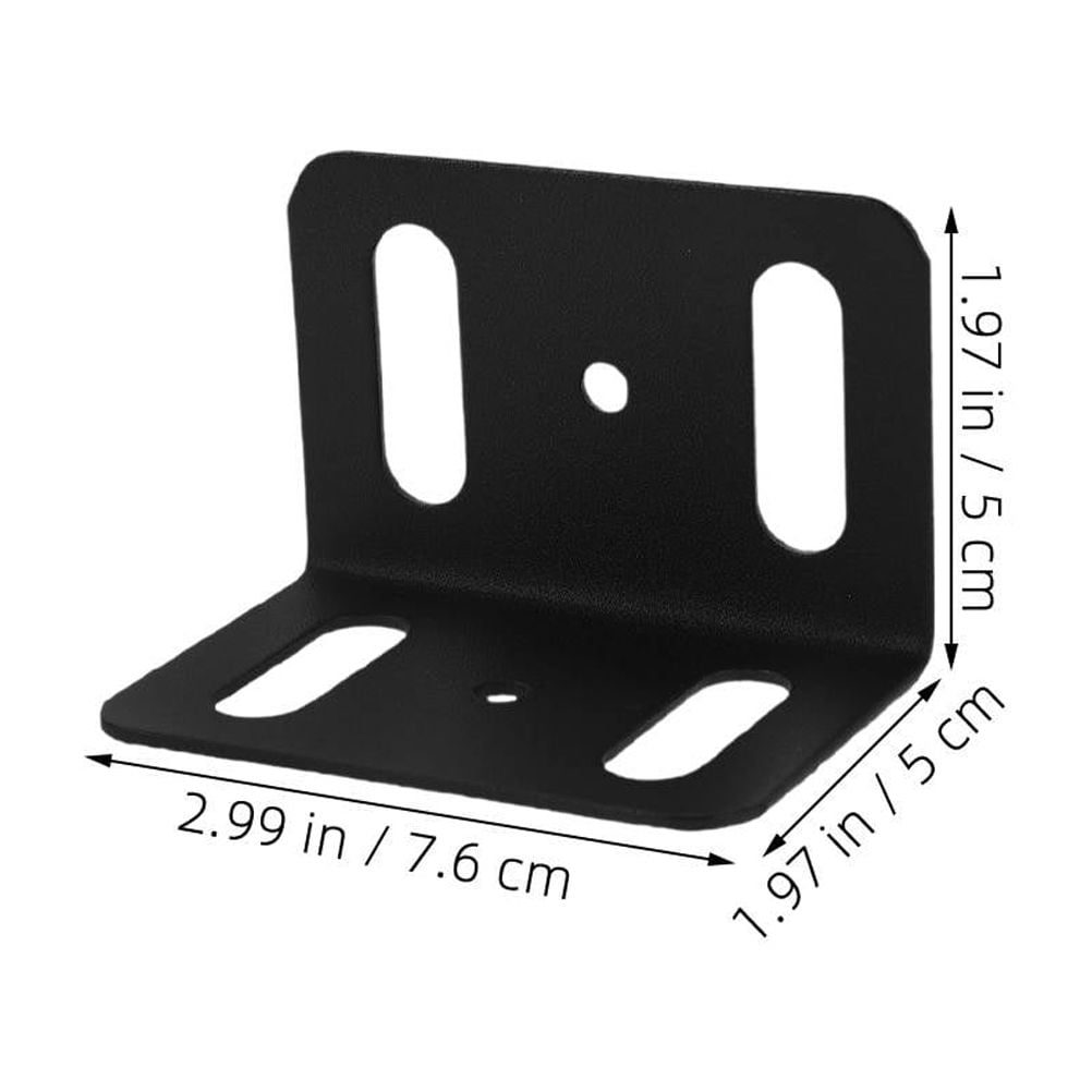 HONMEET Heavy Duty L Brackets for Floating Wall Shelves, Versatile Metal Shelf Support Hardware