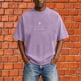 thumbnail image 3 of Christian Shirt for Men Women Faith Jesus Cross Bible Verse Shirts Oversized Vintage God Graphic Tee Top, 3 of 6