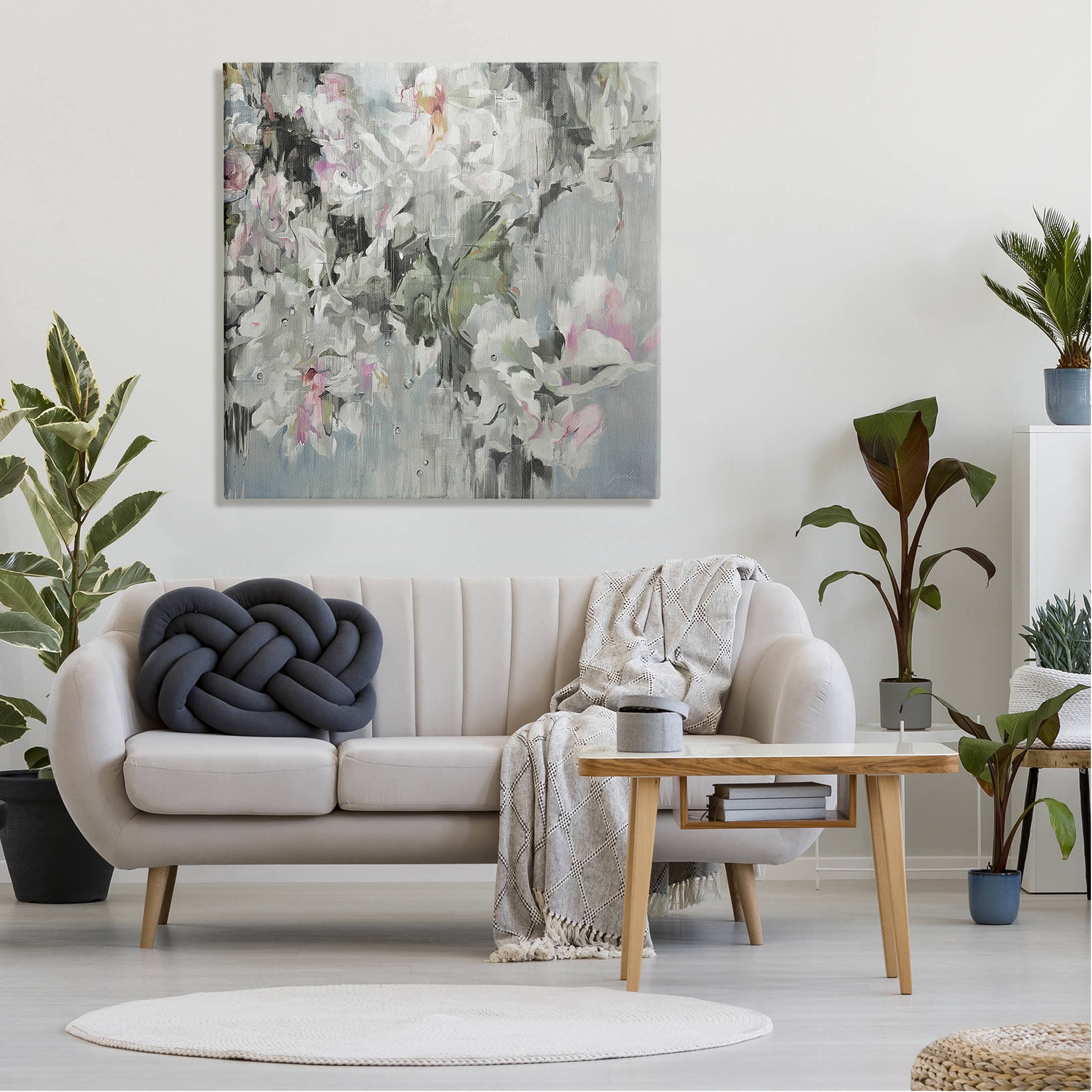 Stupell Industries Floral Rain Drip Arrangement Painting Gallery Wrapped Canvas Print Wall Art, Design by Liz Jardine