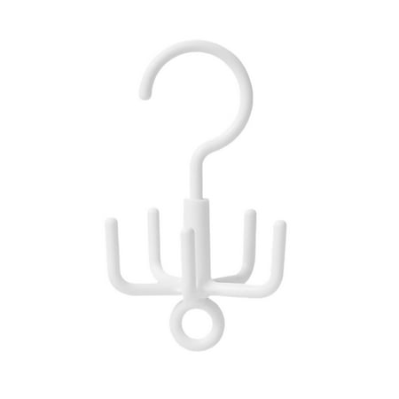 

Clearance Back to School Supplies Under $5! Hmlai Five-Claw Swivel Hook White Belt Hanger Scarf Tie Rack Hook for Closet Organizer 360 Swivel Hook (Include: 1X Five-Claw Swivel Hook) Clearance Sale