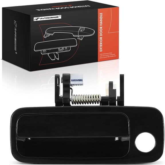 A-Premium Front Left Driver Side Exterior Door Handle Compatible with Toyota Camry 1997 1998 1999 2000 2001, Smooth Black, Replace# 69220-AA010