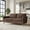 Brown, variant on Vesgantti 65" Grey Loveseat – Mid-Century Modern 2-Seater Sofa, Tool-Free Assembly, Compact & Comfy
