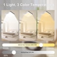 thumbnail image 3 of Luz De Techo Recargable Con Control Remoto, Funciona Con Pilas, Luz De Armario Con Sensor De Movimiento, Temperatura De 3 Colores, Montaje Magnético, Iluminación LED Para Ducha, 3 of 7