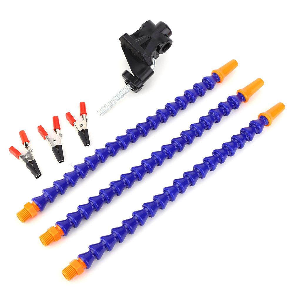 Tebru Flexible 3 Arms Soldering Holder Blue Multifunctional for Circuit