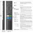 thumbnail image 4 of for Samsung TV Remote Control Replacement, Universal Remote Compatible All Samsung Frame Serif Crystal Solar UHD Neo QLED OLED 4K 8K Smart TVs, 4 of 7