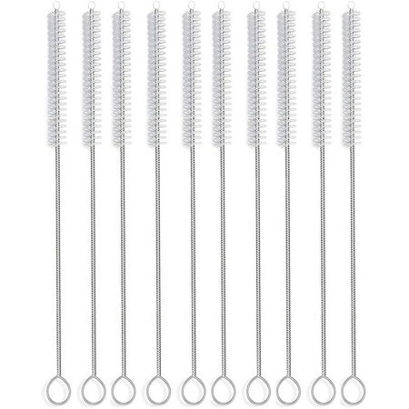 

Heldig 10pcs Long Straw Brush Nylon Pipe Tube Cleaner 175*40*5mmB