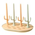 thumbnail image 4 of Rejilla para secar biberones con bandeja de goteo, soporte para rejilla para secar biberones, rejilla para almacenar biberones y piezas para extractor, accesorios para bebés Estilo C, 4 of 8