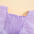 thumbnail image 5 of Mercatoo Baby Girl Summer Clothes 𝐍ewborn Romper Tulle Tutu Dress Cute Toddler Birthday Dresses I𝐧fant Photoshoot Outfit, 5 of 7