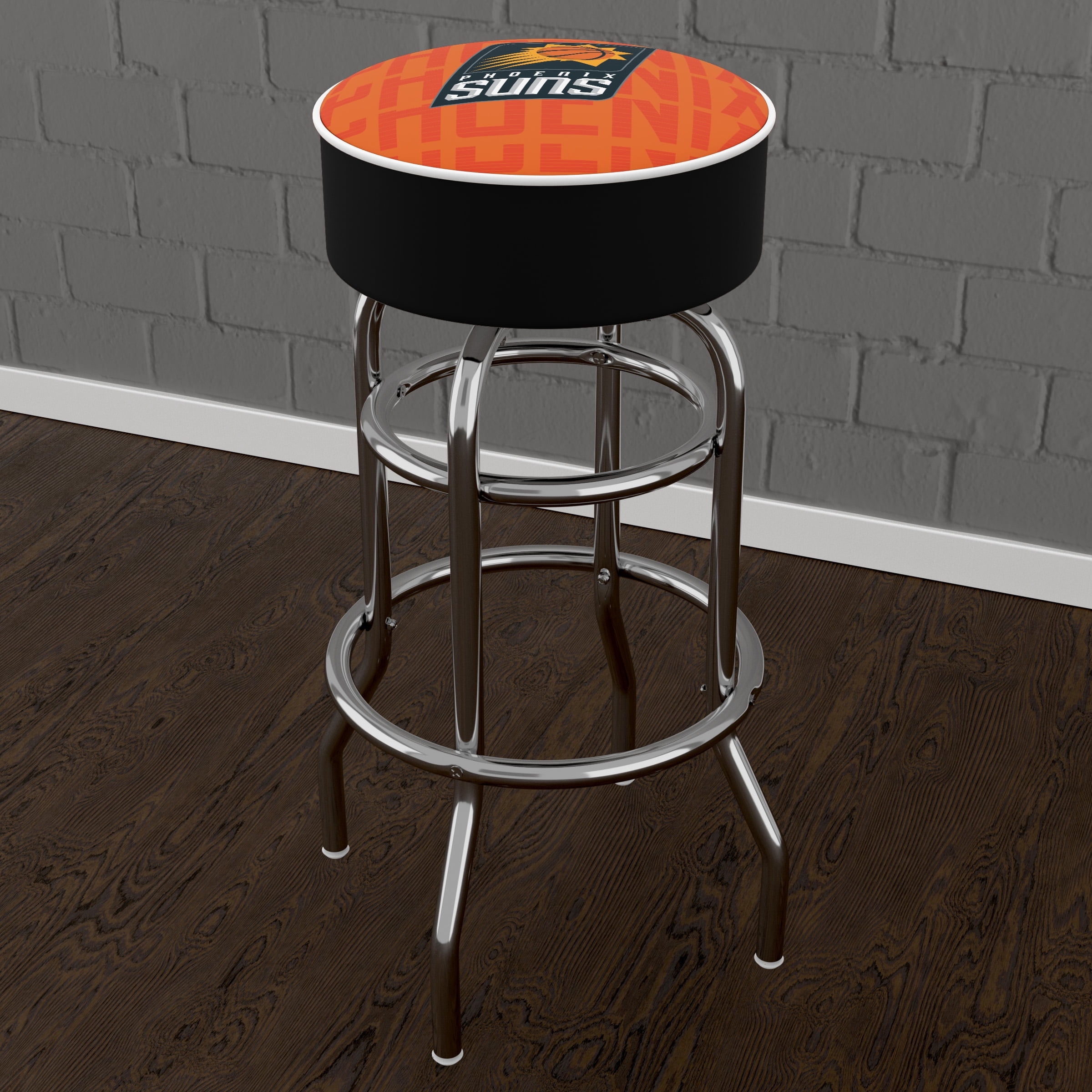 Trademark Gameroom Phoenix Suns City Bar Stool with Padded Seat