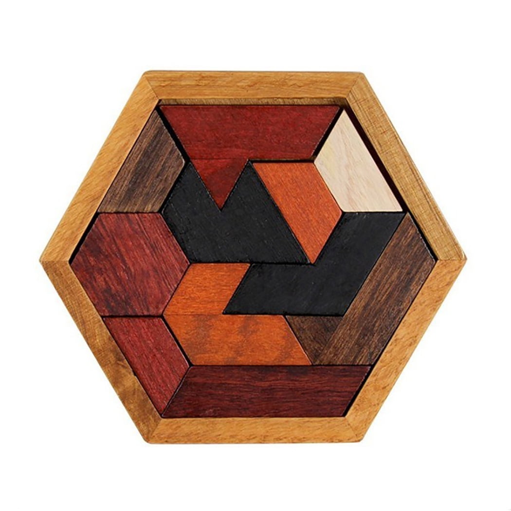 hexagon tangram puzzle