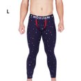 thumbnail image 4 of Minnieouse Ropa interior para hombre, mallas, pantalones transpirables, pantalones cómodos, capa base de absorción de sudor, ropa de vestir, Ropa interior Puntos azul oscuro L, 4 of 6