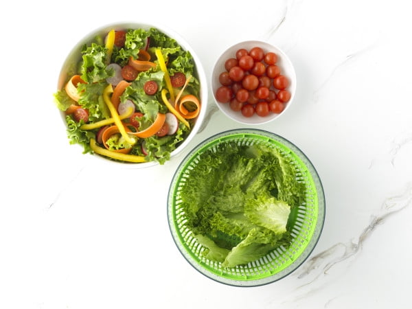 Good Cook Touch Green/Clear Plastic Salad Spinner 