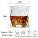 thumbnail image 3 of Vaso de cristal transparente deslumbrante para whisky, cóctel, vodka, vino, cerveza, taza creativa para café expreso, taza para té con leche, 3 of 6