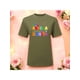 thumbnail image 1 of Letras Playera Blusa Con Estampado De La Abuela Mas Bonita Ropa Para Mujer Color Verde Talla Chica Marca Emil SaEs, 1 of 4