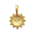 thumbnail image 2 of 14K Gold Smiley Face Sun Charm Slide, 2 of 5