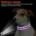 thumbnail image 6 of Koreshion Reflective Dog Collar,Soft Neoprene Padded Breathable Nylon Pet Collar Adjustable for Medium Dogs, Purple, XL, 6 of 6